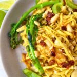 Easy Yellow Thai Noodles with Leftover Chicken